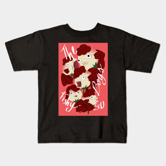 THE FISHY BOYS Kids T-Shirt by Sagurin